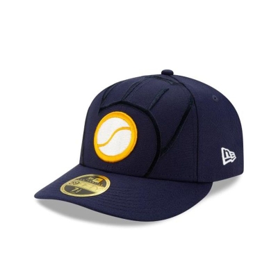 Milwaukee Brewers Gorra | New Era MLB Logo Elements Low Profile 59fifty Fitted Cap Mexico - Azules
